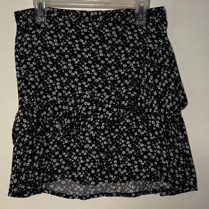 Floral Wrap Skirt